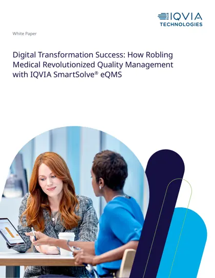 Digital Transformation Success: How Robling Medical Revolutionized Quality Management with IQVIA SmartSolve® eQMS封面