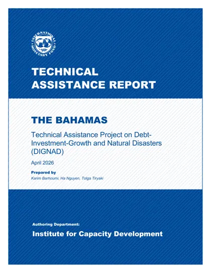 The Bahamas Technical Assistance Project on Debt-Investment-Growth and Natural Disasters (DIGNAD)封面