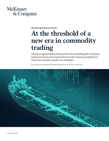 At the threshold of a new era in commodity trading封面