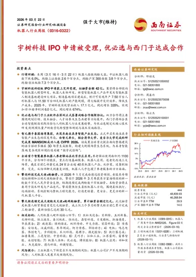 机器人行业周报(0316-0322)封面