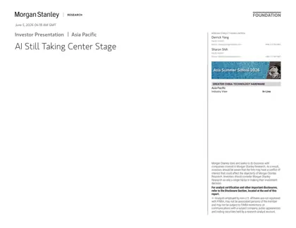 AI Still Taking Center Stage封面