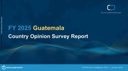 FY 2025 Guatemala Country Opinion Survey Report封面