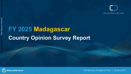 FY 2025 Madagascar Country Opinion Survey Report封面