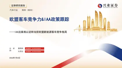 欧盟客车竞争力&IAA政策跟踪封面