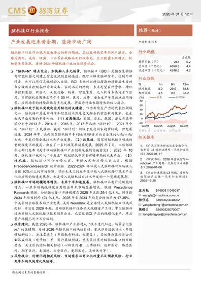 脑机接口行业报告封面