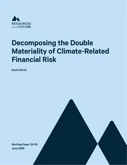 Decomposing the Double Materiality of Climate-Related Financial Risk封面