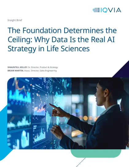 基础决定上限：为什么数据才是生命科学领域真正的AI战略（The Foundation Determines the Ceiling: Why Data Is the Real AI Strategy in Life Sciences）封面