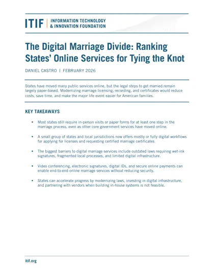 The Digital Marriage Divide: Ranking States’ Online Services for Tying the Knot封面