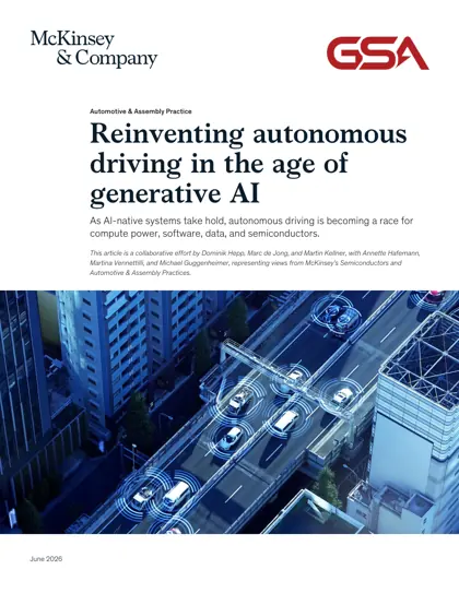 Reinventing autonomous driving in the age of generative AI封面