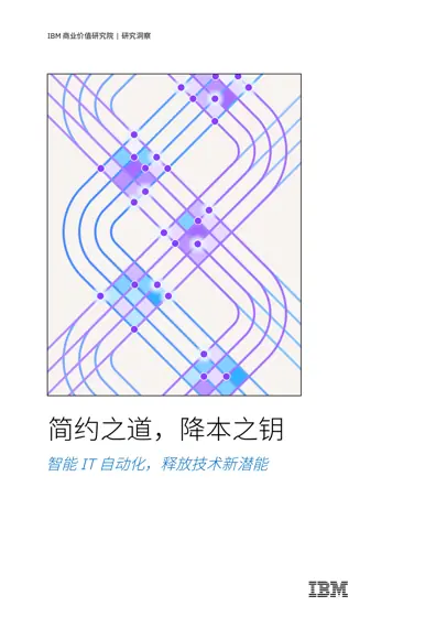 简约之道，降本之钥：智能 IT 自动化，释放技术新潜能封面