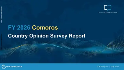 FY 2026 Comoros Country Opinion Survey Report封面