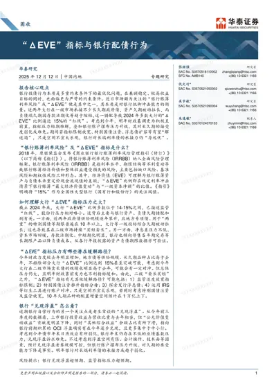 “ΔEVE”指标与银行配债行为封面