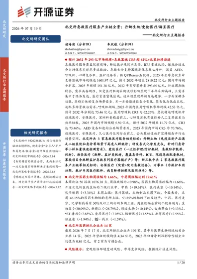 北交所急救医疗服务产业链全景:丹娜生物/爱伦医疗/海圣医疗——北交所行业主题报告封面