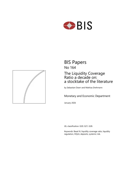 The Liquidity Coverage Ratio a decade on: a stocktake of the literature封面
