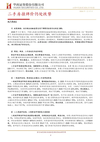 二手房挂牌价仍处跌势封面
