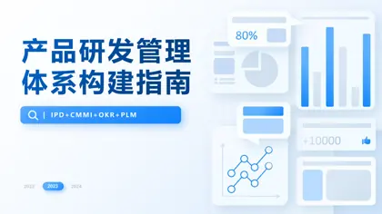 IPD+CMMI+OKR+PLM 系统性研发解决方案封面