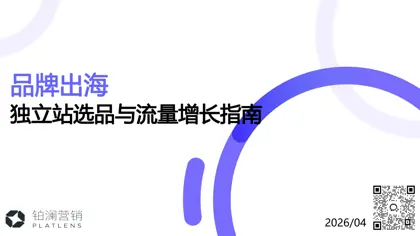 独立站选品与流量增长指南封面