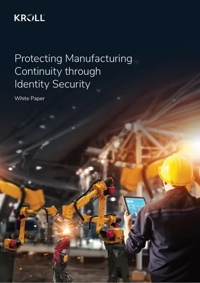 Protecting Manufacturing Continuity through Identity Security封面