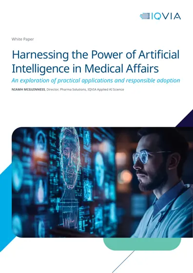 Harnessing the Power of Artificial Intelligence in Medical Affairs封面
