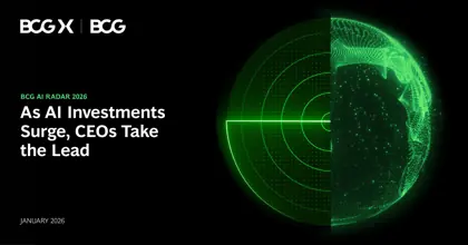 BCG AI RADAR 2026: As AI Investments Surge, CEOs Take the Lead封面