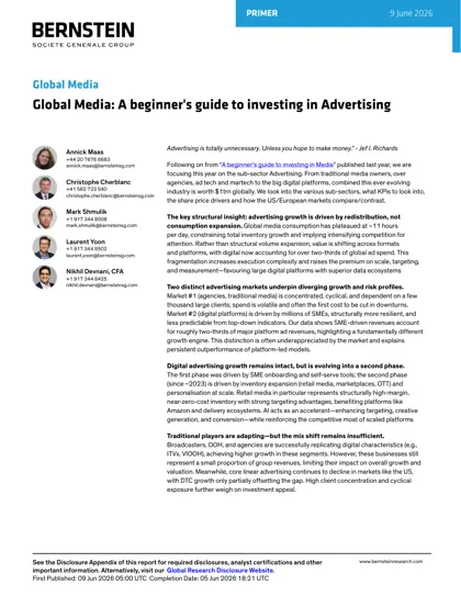 Global Media: A beginner's guide to investing in Advertising封面