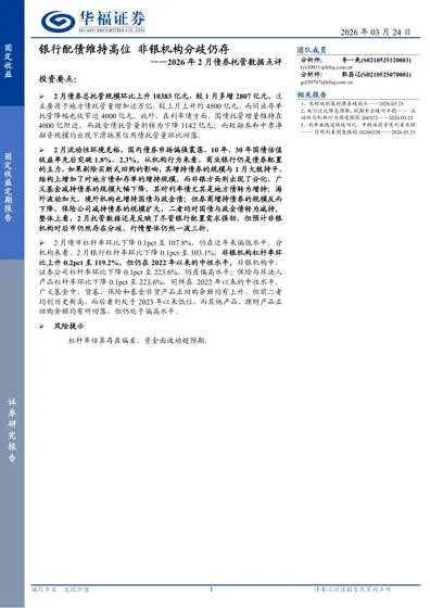 2026年2月债券托管数据点评封面