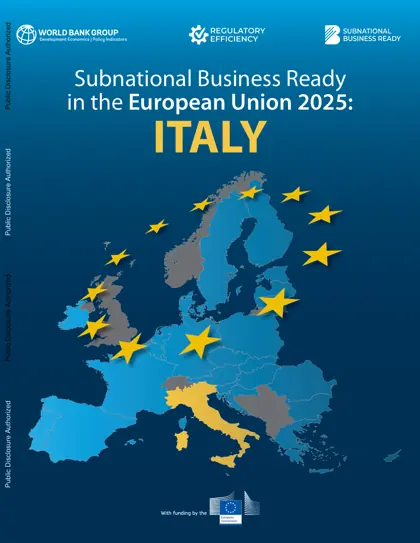 Subnational Business Ready in the European Union 2025: ITALY封面