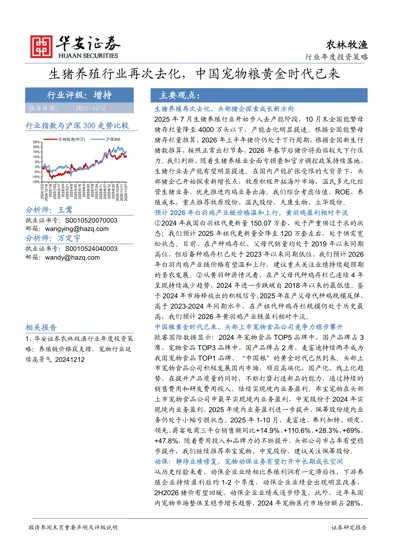 生猪养殖行业再次去化，中国宠物粮黄金时代已来封面