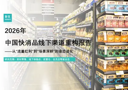 2026年中国快消品线下渠道重构报告——从“流量红利”到“场景深耕”的业态进化封面