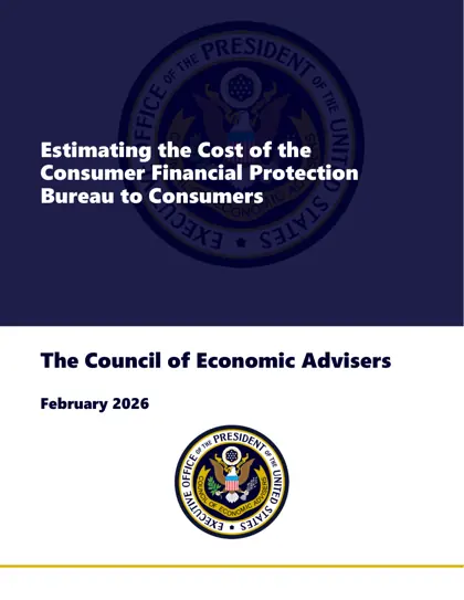 Estimating the Cost of the Consumer Financial Protection Bureau to Consumers封面