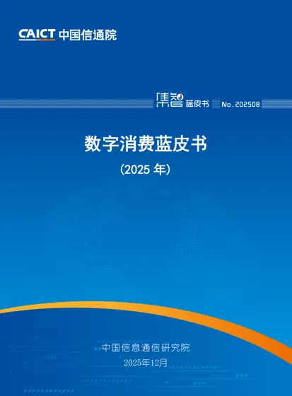 数字消费蓝皮书（2025年）封面
