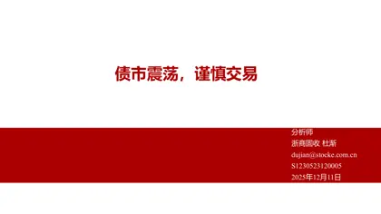 债市震荡，谨慎交易封面