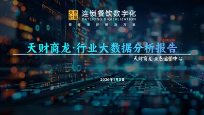天财商龙·行业大数据分析报告封面