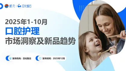 2025年1-10月口腔护理市场洞察及新品趋势封面