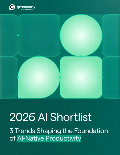 2026 AI Shortlist: 3 Trends Shaping the Foundation of AI-Native Productivity封面