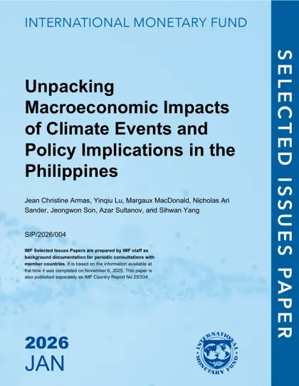 Unpacking Macroeconomic Impacts of Climate Events and Policy Implications in the Philippines封面