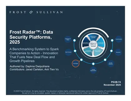 Frost Radar™: Data Security Platforms, 2025封面