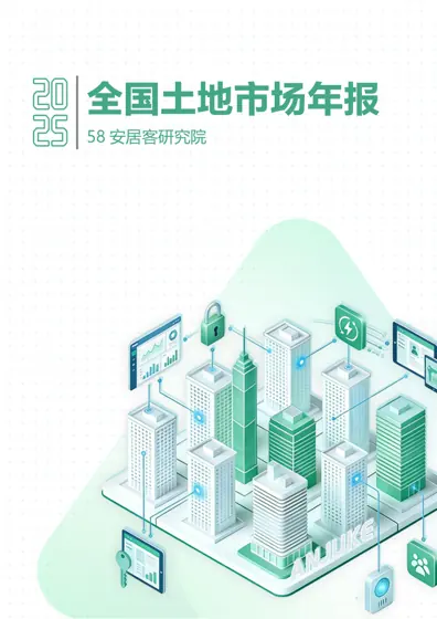 2025 年全国土地市场年报封面