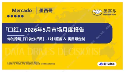 「口红」2026年5月市场月度报告封面