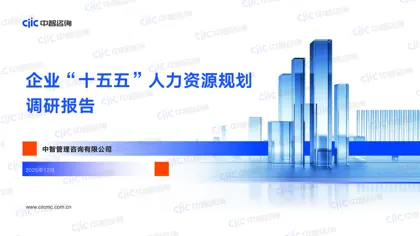 企业“十五五”人力资源规划调研报告封面
