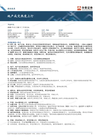 地产成交热度上行封面