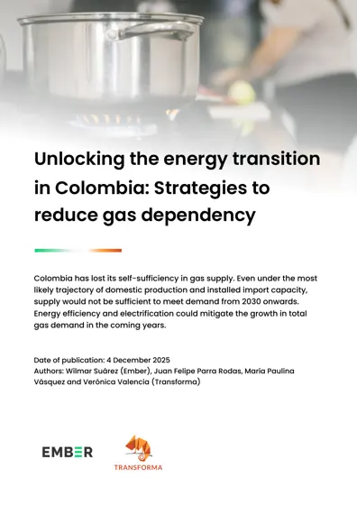 Unlocking the energy transition in Colombia: Strategies to reduce gas dependency封面