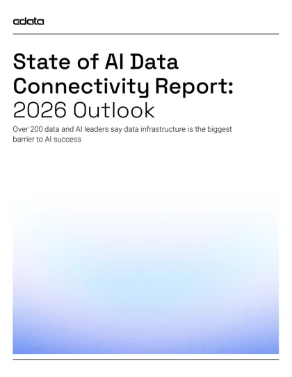State of AI Data Connectivity Report: 2026 Outlook封面