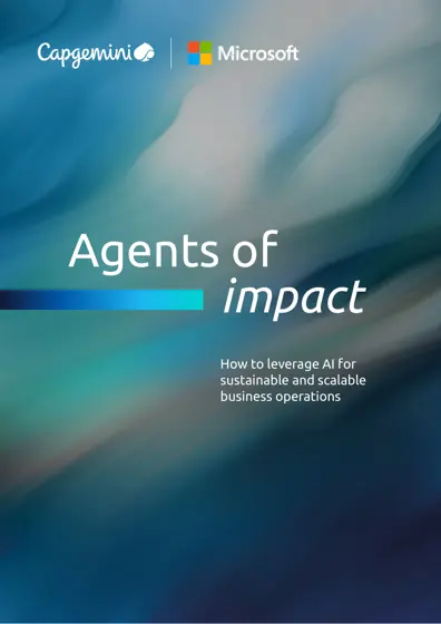 Agents of impact: How to leverage AI for sustainable and scalable business operations封面