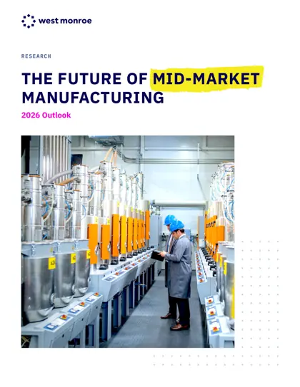 The Future of Mid-Market Manufacturing 2026 Outlook封面