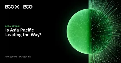 BCG AI at Work: Is Asia Pacific Leading the Way?封面