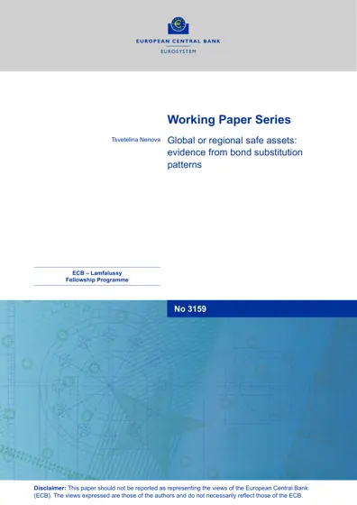 Global or regional safe assets: evidence from bond substitution patterns封面