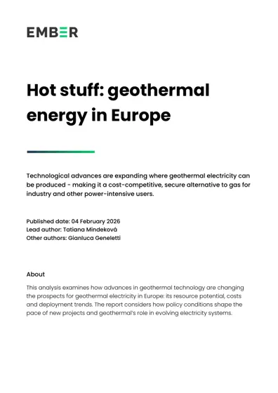 Hot stuff: geothermal energy in Europe封面