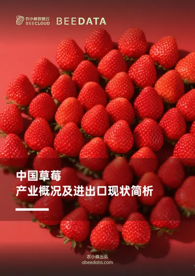 中国草莓产业概况及进出口现状简析封面