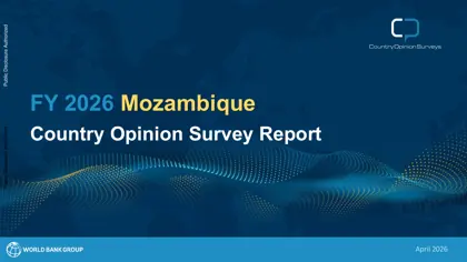 FY 2026 Mozambique Country Opinion Survey Report封面